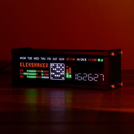 WemTool - LED Desktop Retro Uhr