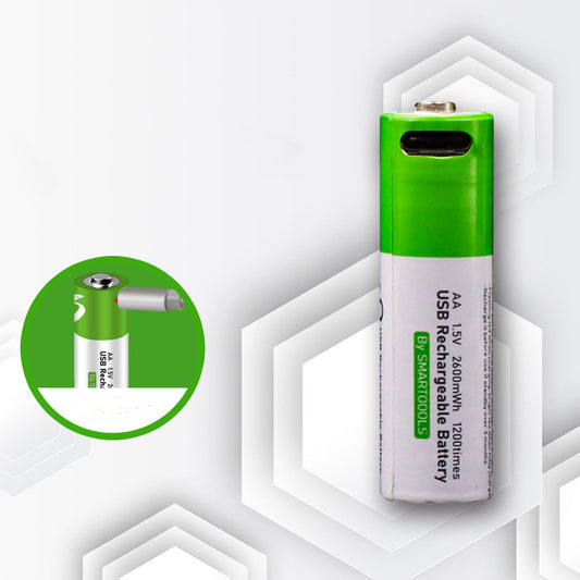 WemTool - Typ-C Ladbare Batterie AA und AAA